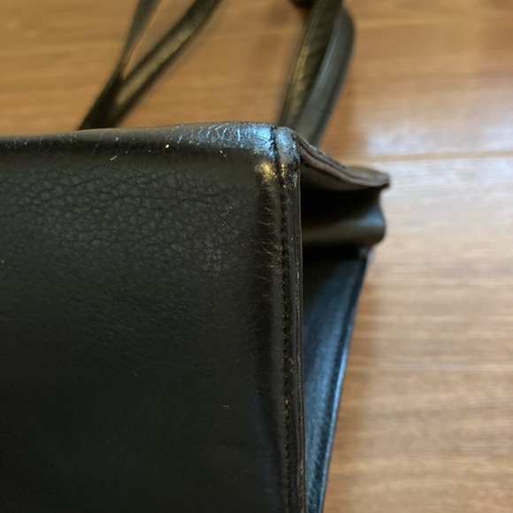 Vintage Kate Spade ♠️ black leather handbag - Picture 8 of 13